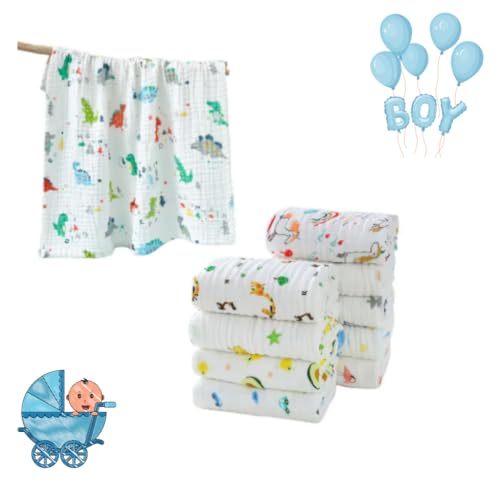 TEDDYIFY Muslin Bath Towel for Babies – Ultra Soft & Super Absorbent Cotton Towel for Newborns, Kids, Boys & Girls – Exceptional Moisture Absorption, White, 50 x 100 cm (1) - Image 3