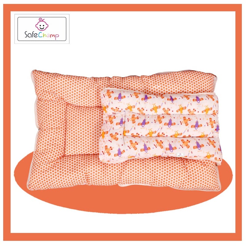 SafeChamp Lite Air Baby Sleeping Bag Cum Carry Bag (Orange) - Image 4