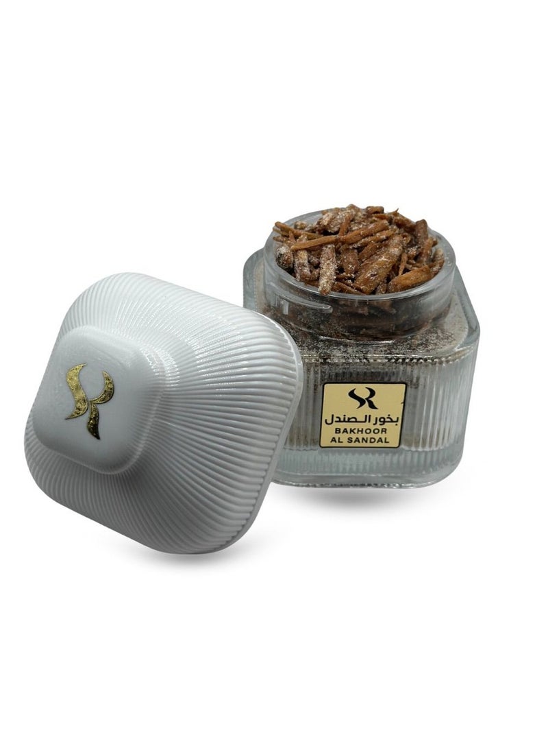 SR bakhoor alsandal :indulge a luxurious aromatic with sandal rose bakhoor ,crafted from the finest natural ingredients. This premium blend combines soft musk ,warm sandalwood notes, and rich oriental fragrance oils for long-lasting, captivating scent. Perfect for daily use or special occasions, it brings an elegance, and tradition to your home. - Image 2