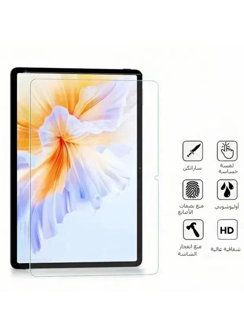 Screen Protector Compatible with Honor Pad V9 11.5 Inch 2024 Tempered Glass Film/HD Clear/Sensitive/9H Hardness and Bubble Free - Image 2