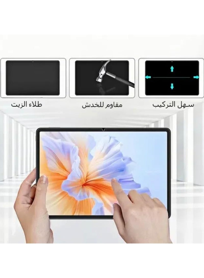 Screen Protector Compatible with Honor Pad V9 11.5 Inch 2024 Tempered Glass Film/HD Clear/Sensitive/9H Hardness and Bubble Free - Image 4