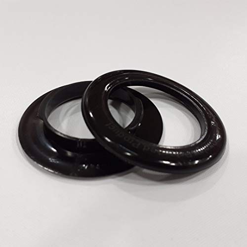 FAPBADRI Curtain Eyelet Rings with Back Lock (Male & Female), Suitable for a 1 inch Pipe, Colour Black, 20 Pieces - Image 2
