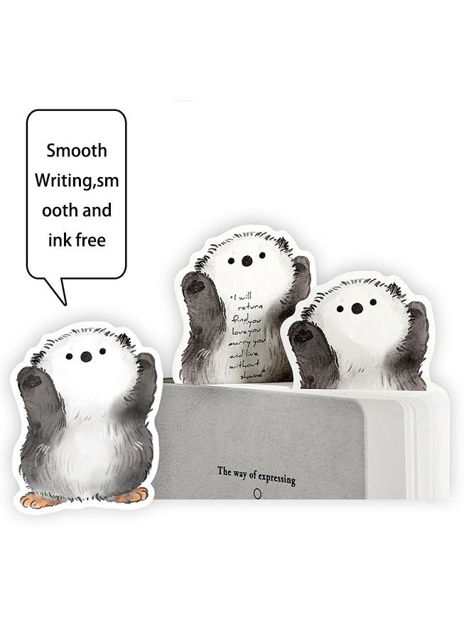 Generic 4 Pack Sticky Notes Stickers, Cute Animal Shapes, Self-Stick Memo Pads with Cartoon Markers, Flags and Tabs, Ideal for Students, Home, Office, School and Roommates (120 Sheets) - Image 5