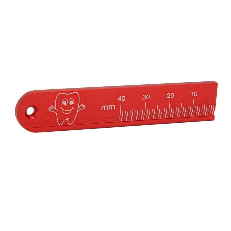 Endodontic Ruler Metal Material - High Temperature Resistant Dental Measure Ruler for Dental Clinics, Dentists & Dental Treatment - Image 1