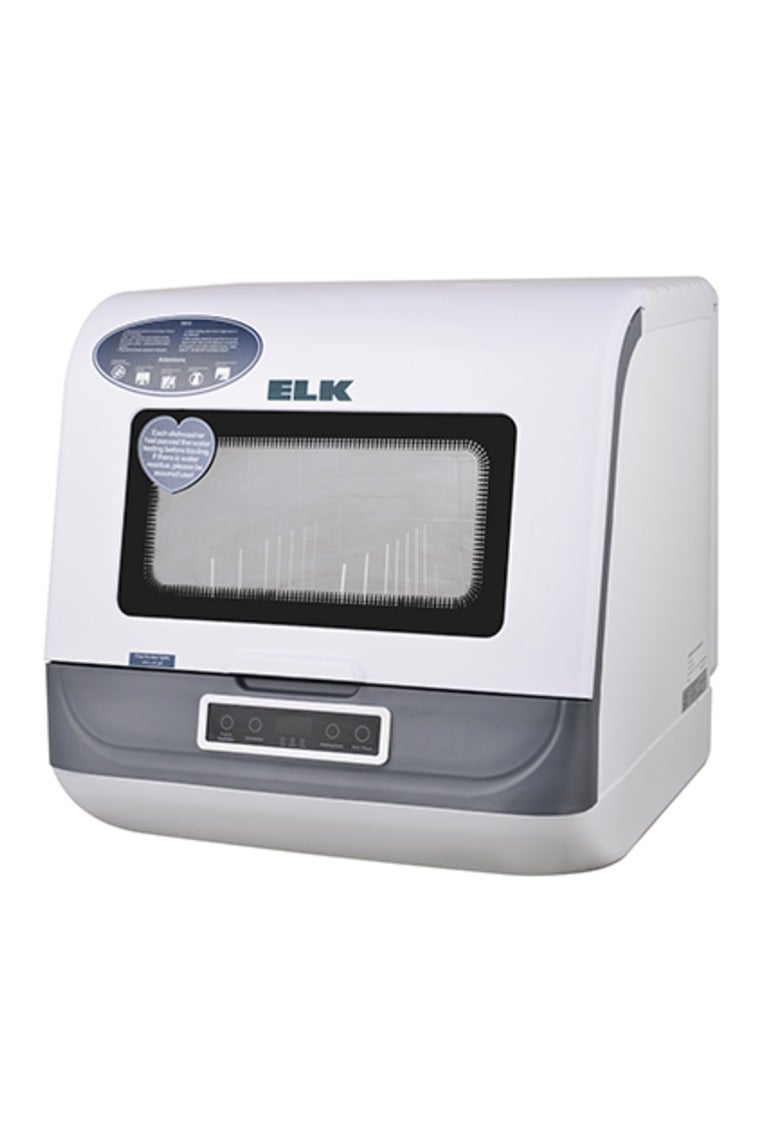 ELK Smart Portable Dishwasher – UV Sterilization & Auto Drying, Built-in Tank or Direct Water Connection, 800W Power - Image 1