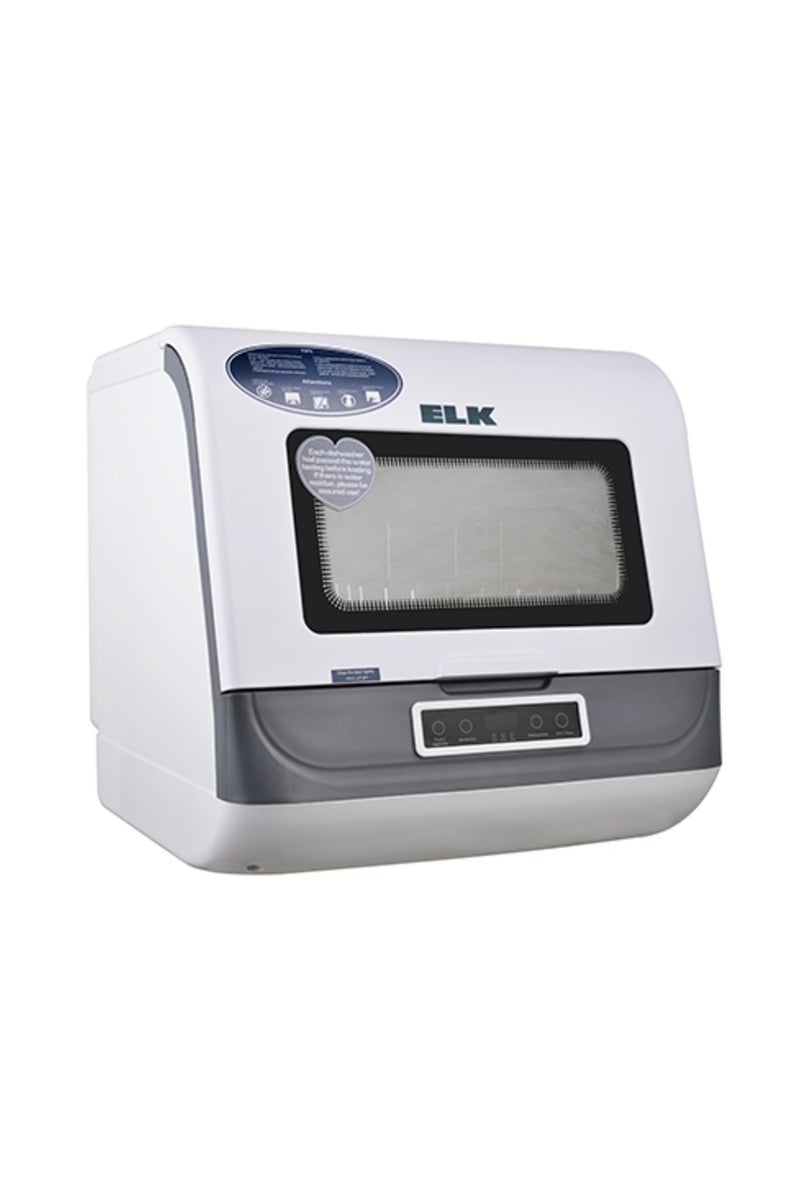 ELK Smart Portable Dishwasher – UV Sterilization & Auto Drying, Built-in Tank or Direct Water Connection, 800W Power - Image 3