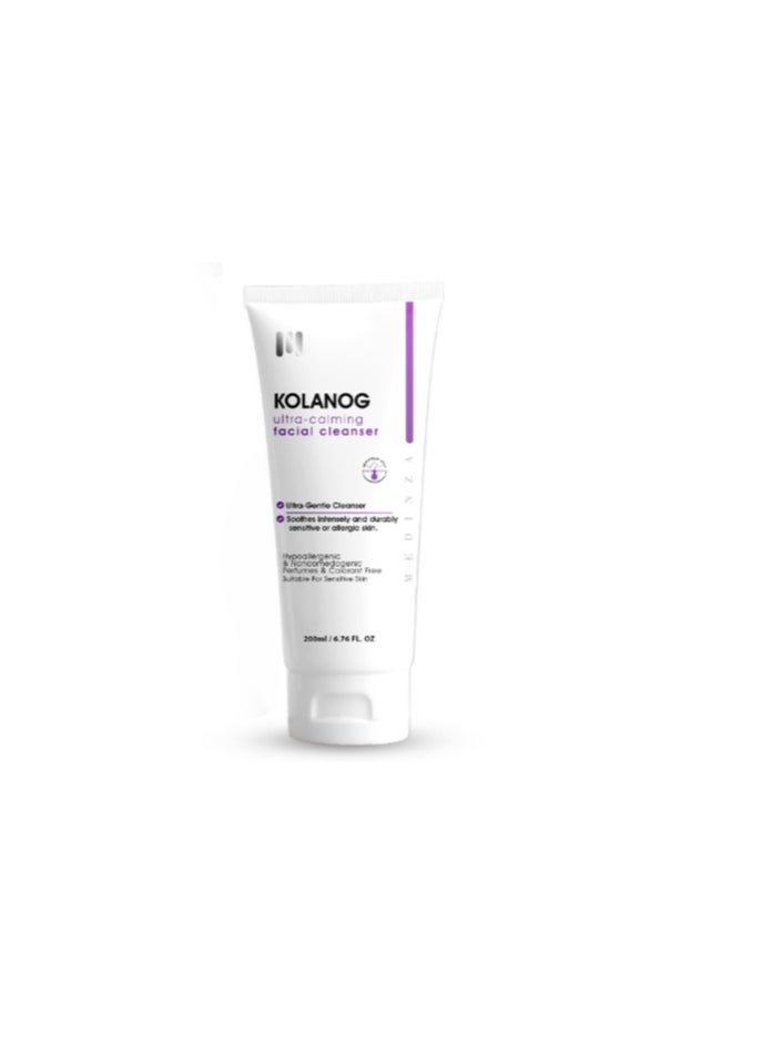 Kolanog Ultra Calming Facial Cleanser - 200ml  - Image 1