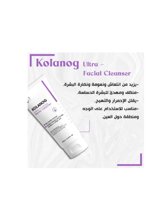 Kolanog Ultra Calming Facial Cleanser - 200ml  - Image 2