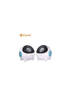 K800 Multimedia Speakers, Elegant Design, High-Quality Sound, USB Powered, Black