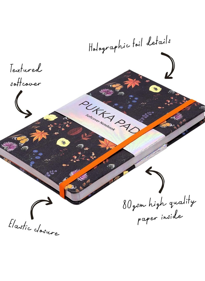 Pukka Pad - A5 Size Bloom Softcover Notebook With Elastic Closure - Image 1