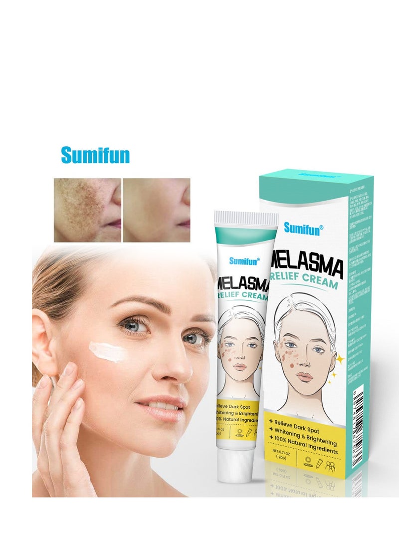 سوميفون كريم تخفيف الكلف، كريم إزالة التصبغات للوجه، كريم إزالة النمش، كريم تصحيح البقع الداكنة - Image 1