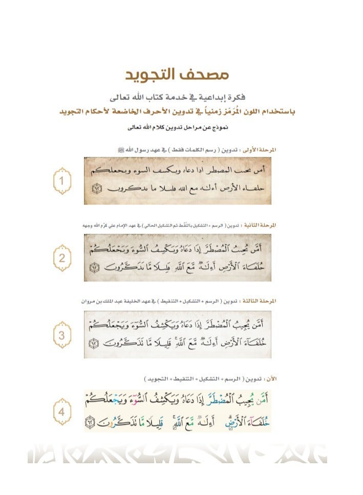 Tajweed Quran with word explanation, measuring 8*12 cm - Zippered cover - Image 4