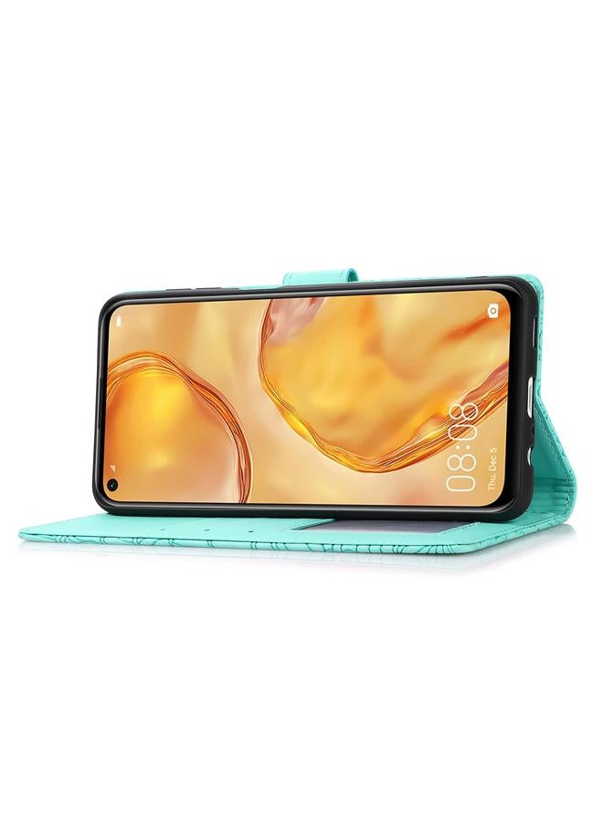 Zaboon Case For Huawei P40 lite Skin Feel Embossed Sunflower Horizontal Flip Leather Case with Holder & Card Slots & Wallet & Lanyard - Image 5