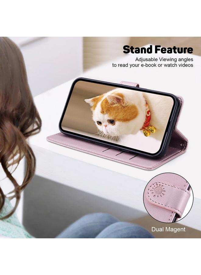 اس-توب جراب لهاتف Samsung Galaxy S21 Ultra 5G جراب هاتف جلدي لطيف برسومات قطط RFID - Image 5