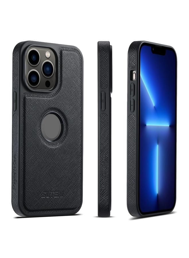 The Bros Case For iPhone 13 Pro G1 Cross Texture MagSafe Phone Case