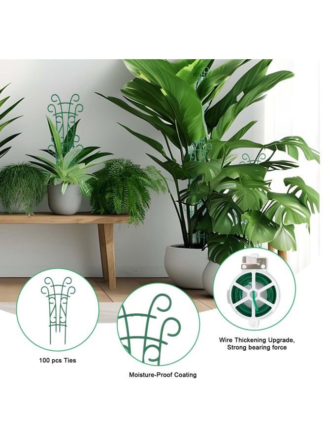 Qaobo Qabo Garden Trellis for Indoor Plants Plant Support 12 Pack - Image 4