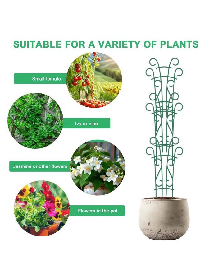 Qaobo Qabo Garden Trellis for Indoor Plants Plant Support 12 Pack - Image 5