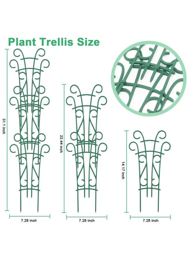 Qaobo Qabo Garden Trellis for Indoor Plants Plant Support 12 Pack - Image 2