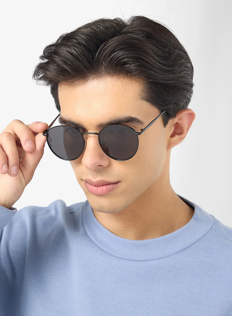 Seventy Five Polarized Lens Round Sunglasses