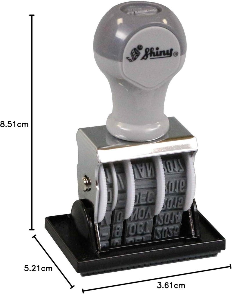 Fitto Paid Stamp with Date 8.5x5.5cm for Office & Mail Use - Image 4