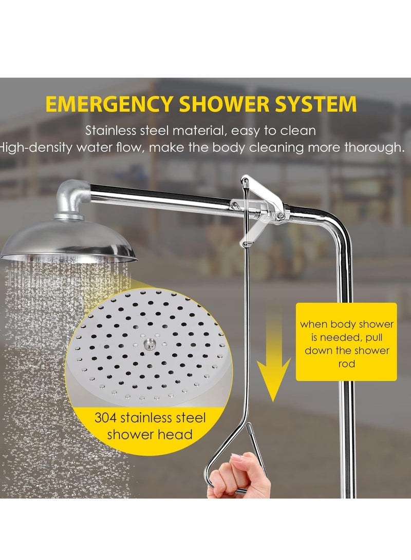 BIONEX Emergency Shower Eyewash Station Combination Eye Wash Station with Shower Safety - Image 2