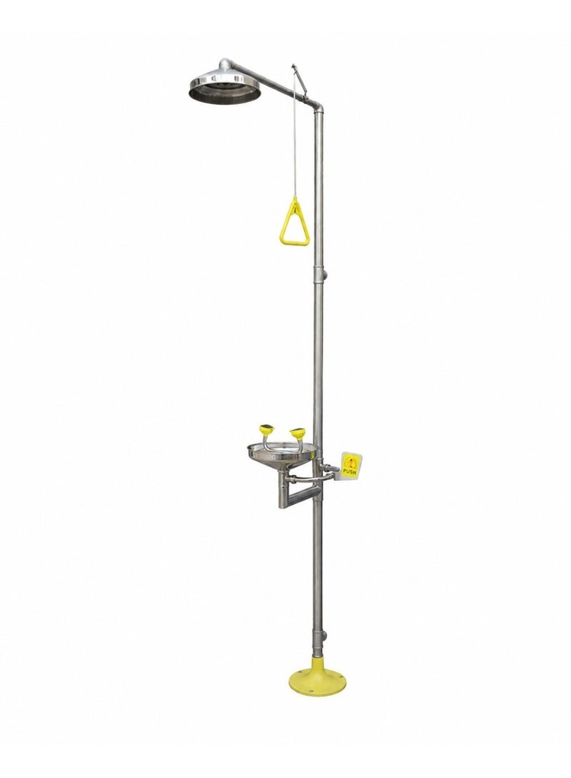 BIONEX Emergency Shower Eyewash Station Combination Eye Wash Station with Shower Safety - Image 1