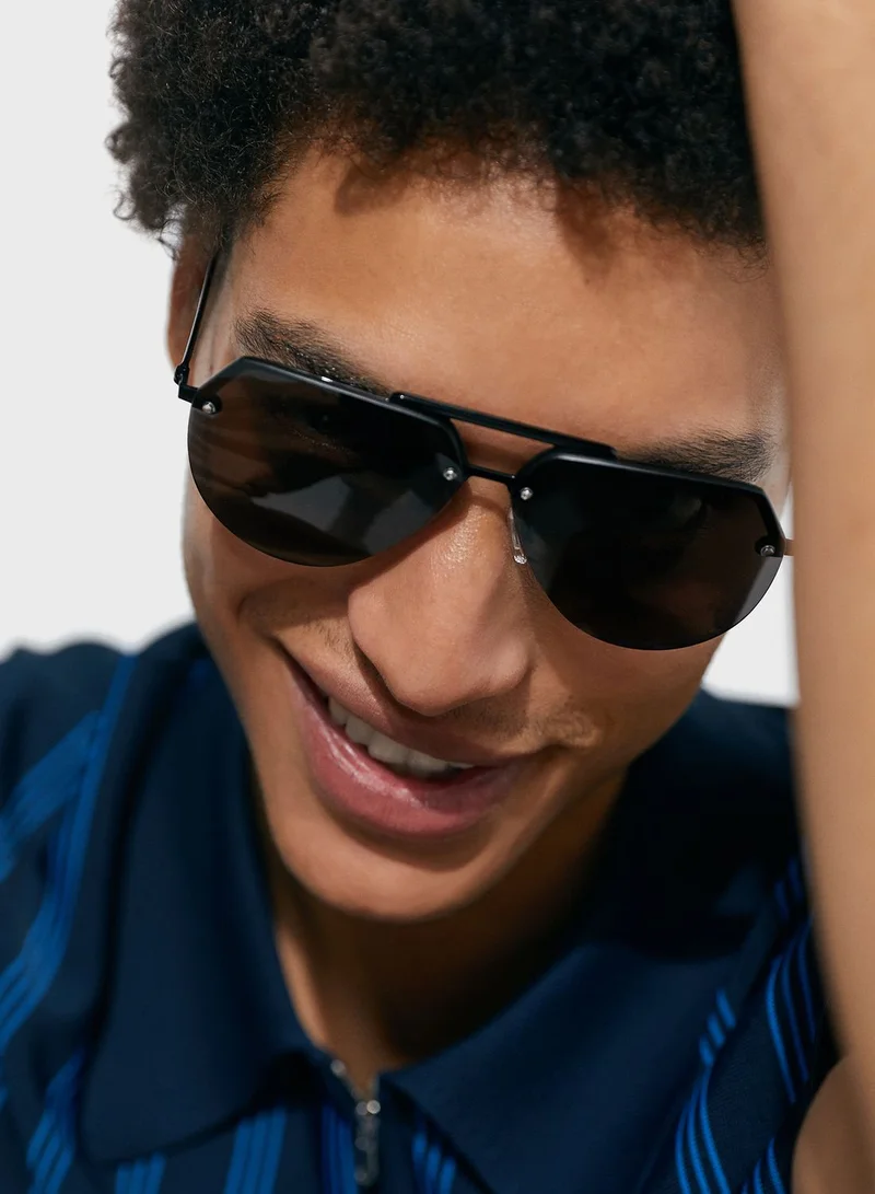 HAWKERS Cooper Half Frame Sunglasses