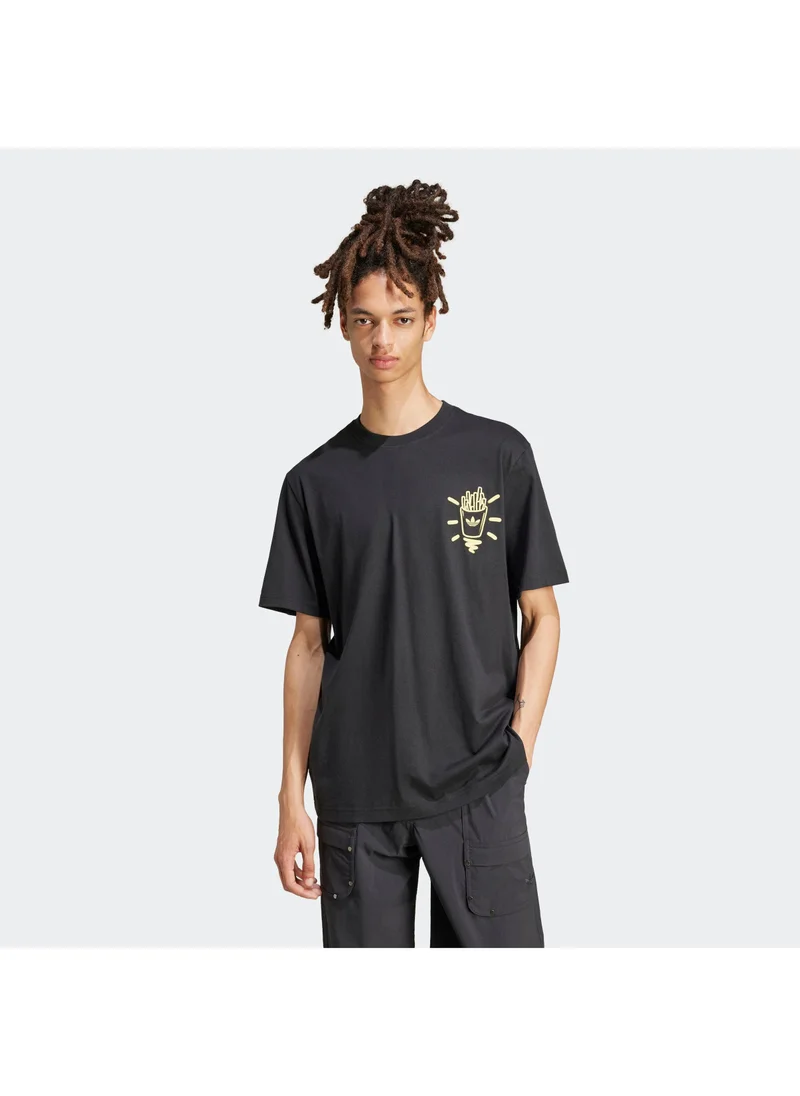 Adidas Q12 TS STREET B Black Originals Men T-SHIRTS