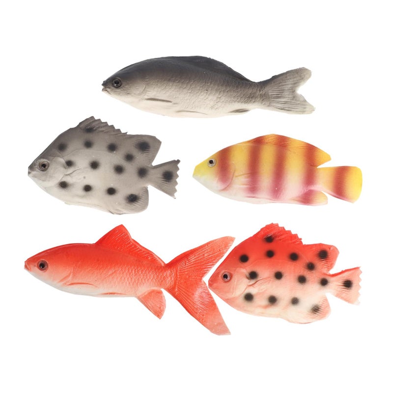 Realistic 5Pcs Simulation Fish Models Ocean Animal Figures for Interactive Play - Image 2