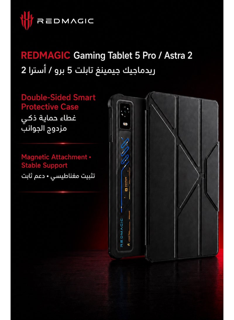 REDMAGIC Astra 2 Original Dual Sided Smart Magnetic Folio Protective Case, Multi Angle Stand, Auto Wake & Sleep For Astra 2 (5Pro) - Image 2