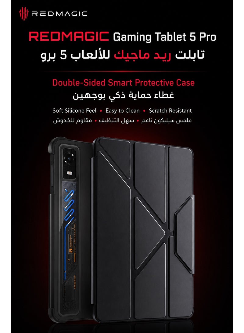 REDMAGIC Astra 2 Original Dual Sided Smart Magnetic Folio Protective Case, Multi Angle Stand, Auto Wake & Sleep For Astra 2 (5Pro) - Image 4