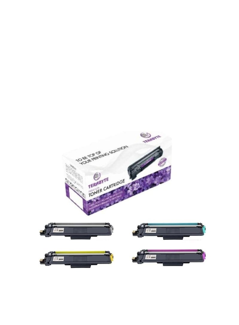 Terabyte TN273 compatible Toner Cartridge Set 4-Color for MFC-L3750CDW DCP-L3510CDW DCP-L3551CDW HL-L3210CW and HL-L3270CDW Printers - Image 1