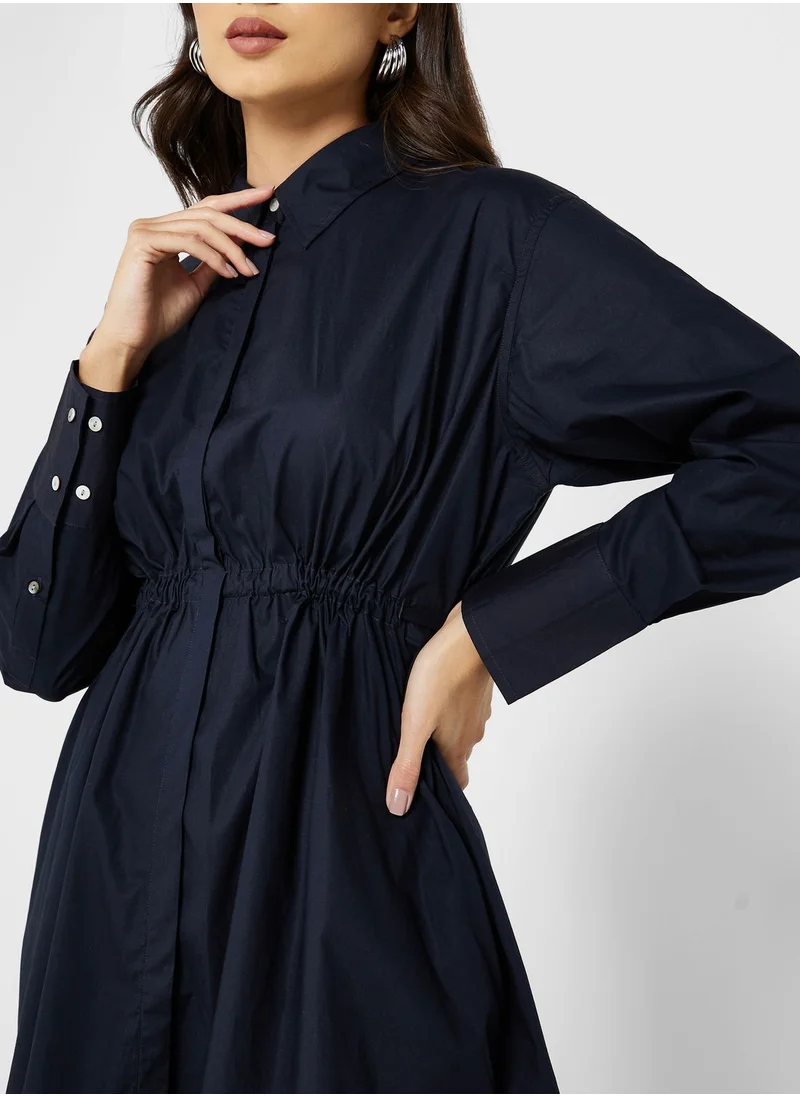 French Connection Button Down Shirt Dress
