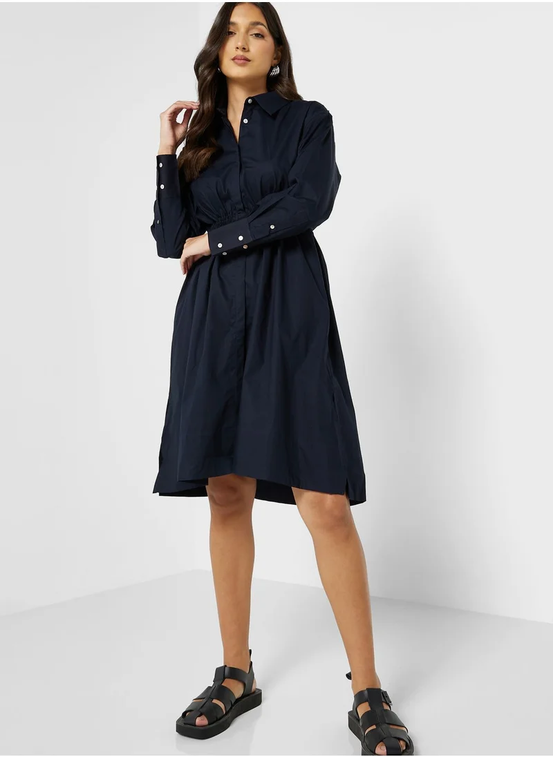 French Connection Button Down Shirt Dress