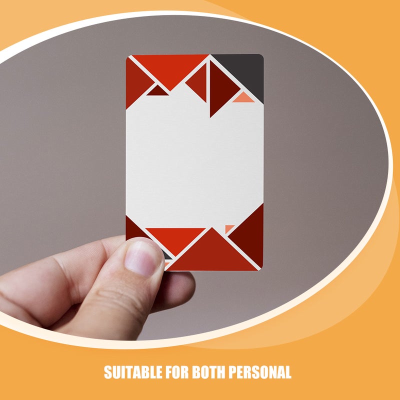 200pcs Metal Business Cards Sublimation Blank Aluminum Alloy Card Thick Engraving Plate For Diy Office Customer Printing - Image 2