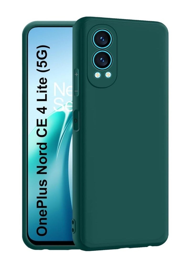 TIGER OnePlus Nord CE4 Lite Case | Soft Silicone Shockproof Protective Cover | Anti-Fingerprint & Anti-Scratch Full-Body Protection | Slim & Durable Phone Case for OnePlus Nord CE 4 Lite (2024)  Green - Image 1