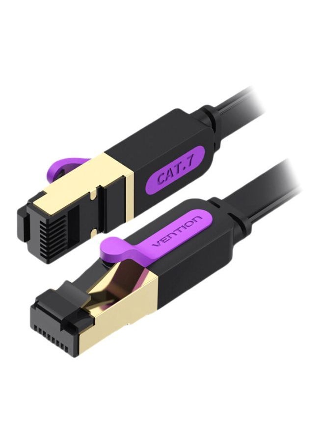 نيبمينينت كابل تمديد إيثرنت LAN RJ45 من الفئة 7 أسود  - Image 1