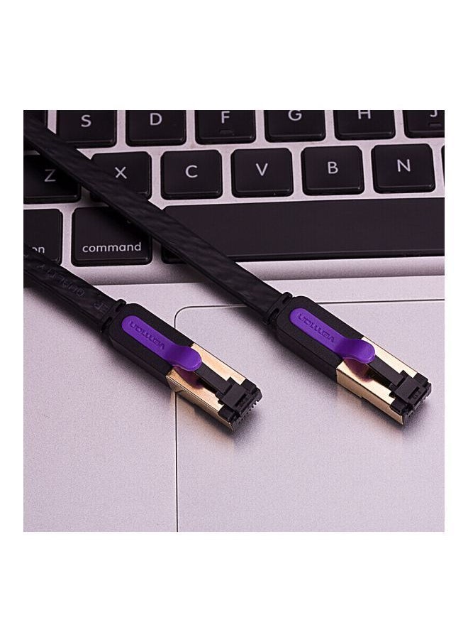 نيبمينينت كابل تمديد إيثرنت LAN RJ45 من الفئة 7 أسود  - Image 5