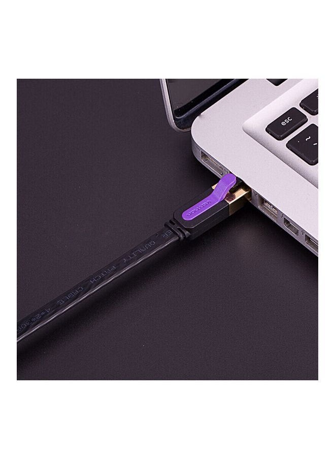 نيبمينينت كابل تمديد إيثرنت LAN RJ45 من الفئة 7 أسود  - Image 2