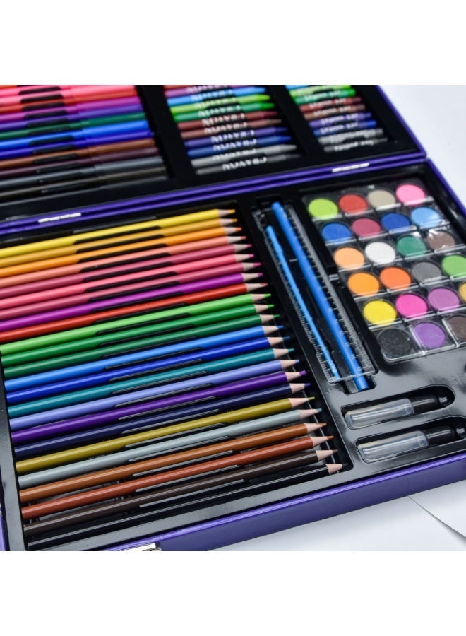Twisoo Premium Deluxe Art Set with Aluminum Case – Portable 128-Piece Drawing & Painting Kit for Kids, Students & Artists – Professional Art Supplies & Travel-Friendly Creative Gift Set - Image 4