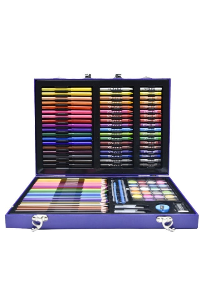 Twisoo Premium Deluxe Art Set with Aluminum Case – Portable 128-Piece Drawing & Painting Kit for Kids, Students & Artists – Professional Art Supplies & Travel-Friendly Creative Gift Set - Image 5