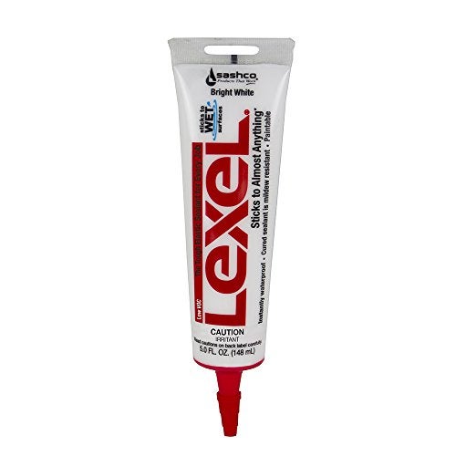 SASHCO 13043 Lexel Synthetic Rubber, 5 oz Tube, White, Voc - Image 1