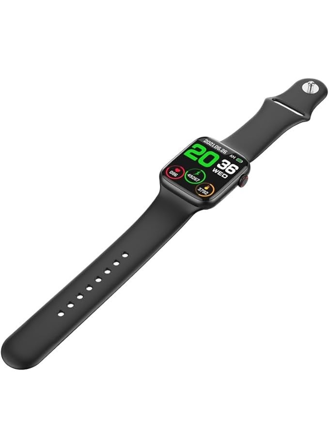 Hoco Y5 Pro Smart Sports Watch, AMOLED Display, Black, Fitness and Health Tracking Smartwatch, Bluetooth Calling - Image 2