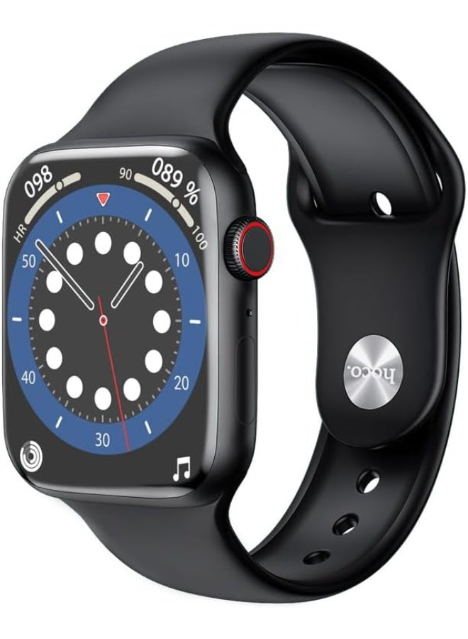 Hoco Y5 Pro Smart Sports Watch, AMOLED Display, Black, Fitness and Health Tracking Smartwatch, Bluetooth Calling - Image 5