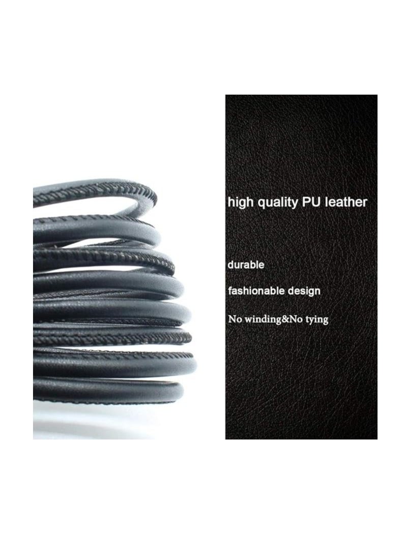 WUW Type-C Fast Charging Cable – 2M PU Leather – High-Speed Sync - Image 4