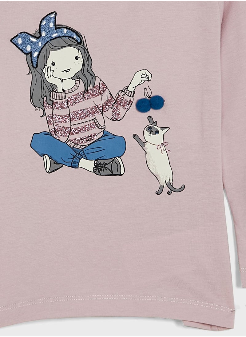 NAME IT - Kids Graphic T-Shirt - Image 1