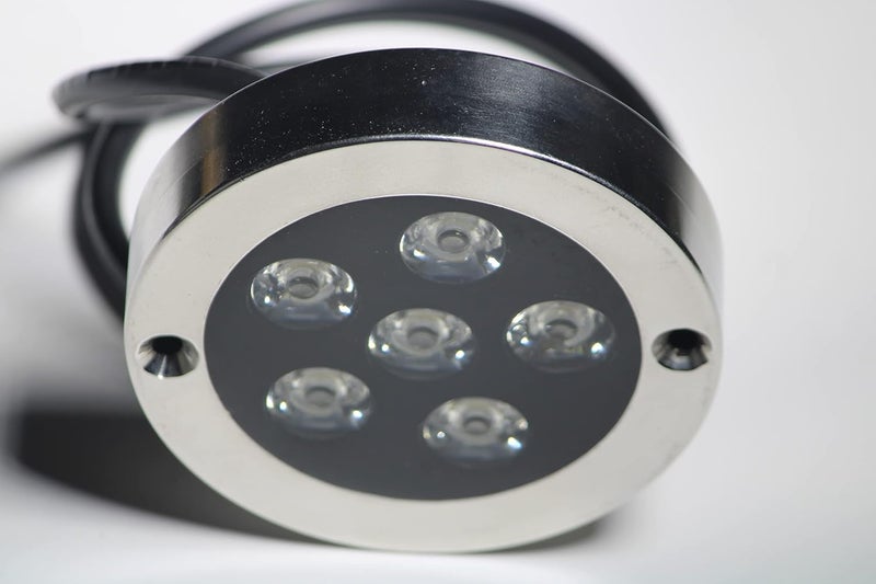 Aqua light 6 ضوء LED تحت الماء من الألمنيوم بلون أزرق أكوا مع SMPS ودرجة مقاومة للماء IP68، ضمان لمدة سنة صنع في الهند. (1 قطعة) - Image 4