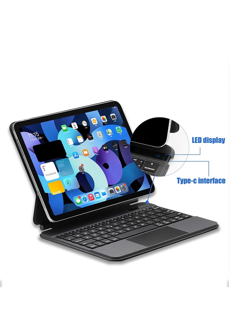 I win Wireless Magic Keyboard for iPad Arabic + English-Black-iPad Pro 12.9 inch - Image 2