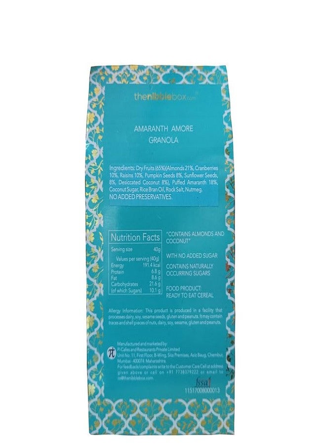 TheNibbleBox Amaranth Amore Breakfast Granola box, 150g - Image 3