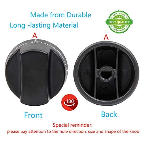 Reyhoar Viking Knob PB010206 VGSC, VGRC, VGRT Top Burner Replacement for Viking Genuine Ranges, Replace PB010206, VKNPB010206 - Image 3